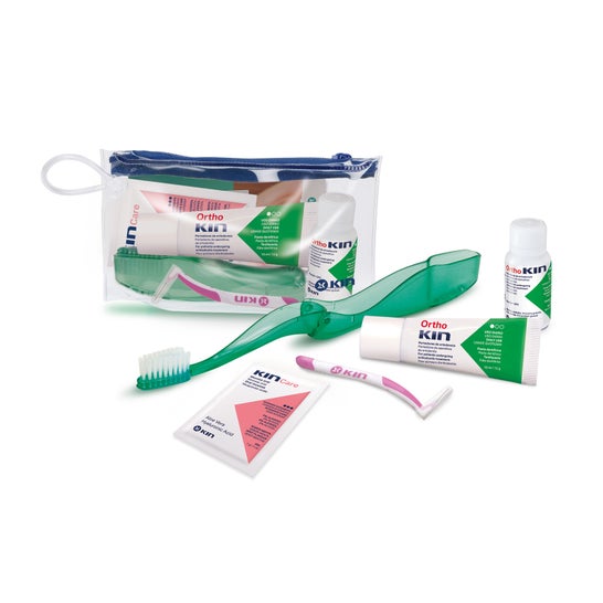 Kit Orthokin de Ortodontia Pasta Dentifrica + Colutório + Gel