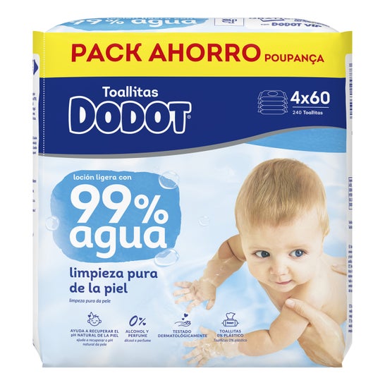 Dodot Toalhitas 99 Aqua 240 unid.