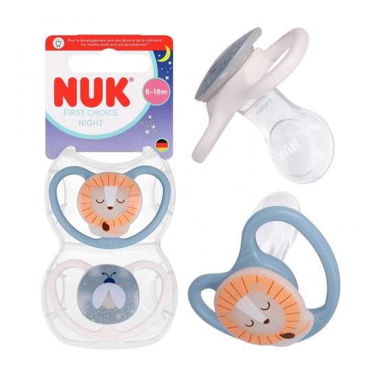 NUK Perfect Match Air Night Silicone Tamanho 2 2 unid.