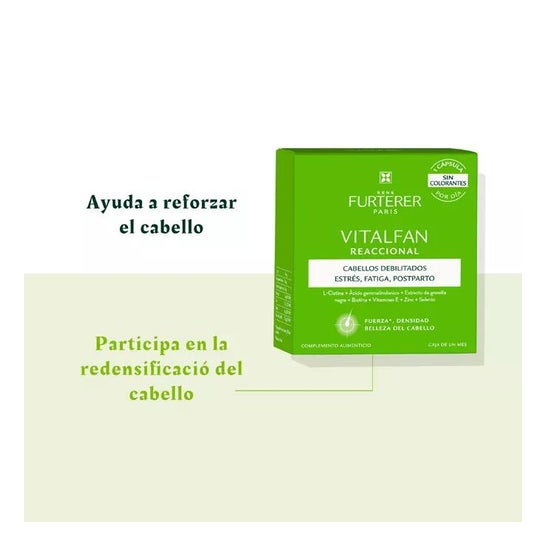 René Furterer Vitalfan Queda de Cabelo Reaccional 3x30caps René Furterer Vitalfan Queda de Cabelo Reaccional 3x30caps
