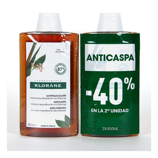 Klorane Champô Galanga 2x400ml