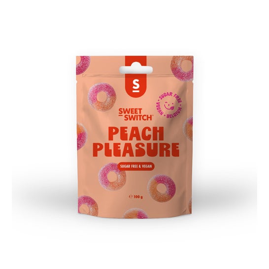 Sweet Switch Rebuçados Sem Açúcar Peach Pleasure 100 g