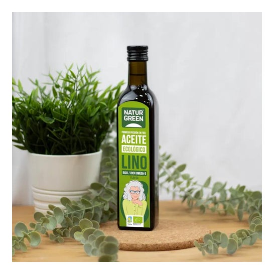 Linho de Óleo Orgânico Naturgreen 500 Ml Linho de Óleo Orgânico Naturgreen 500 Ml