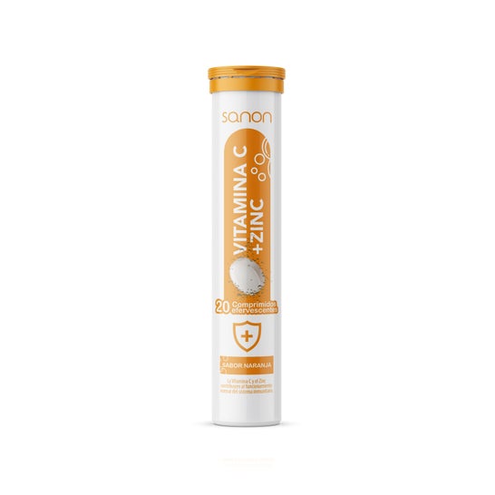 Sanon Sport Vitamina C + Zinco Laranja 20comp