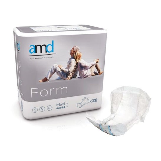 Amd Form Maxi+ Pensos para Incontinência Adulto 20 Unidades