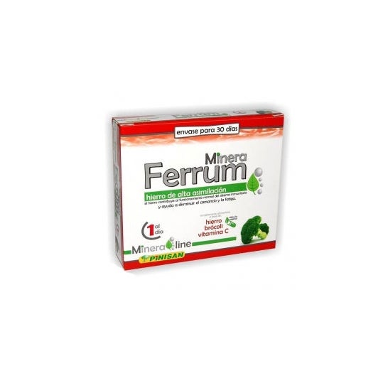 Ferrum Mineralino - Pinisan - 30 Cápsulas