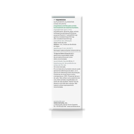 Extracto Equinacea Xxi 50 Ml Soria Natur