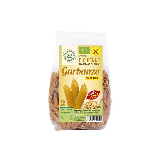 Macarrão Solnatural Chickpeas Flax Gluten Free 250 g