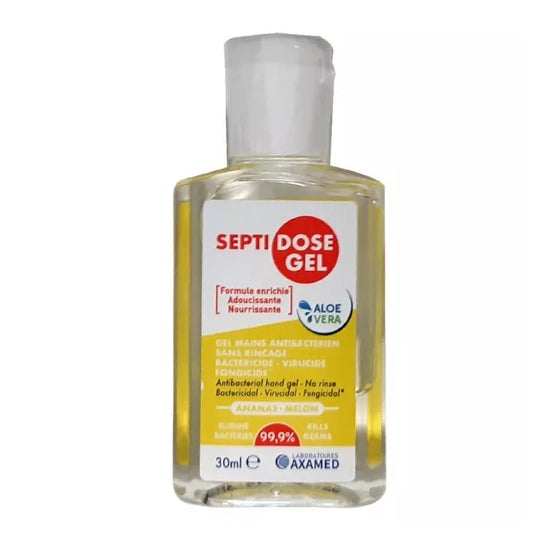 Septidose Gel Hidroalcohólico Aloe Vera Piña Melón 30ml