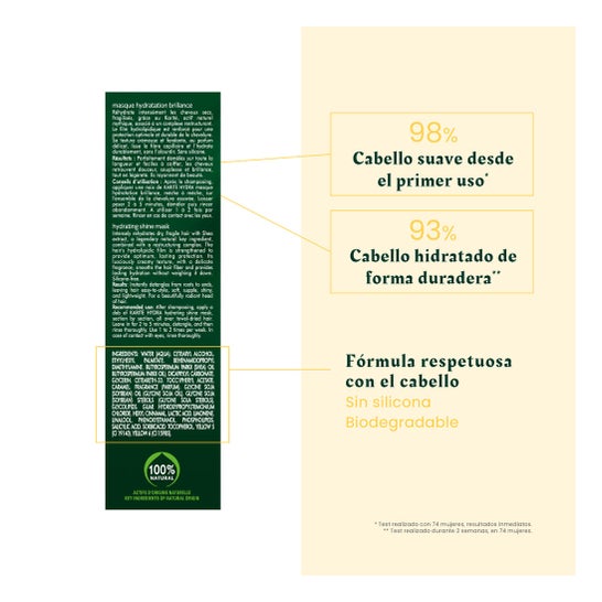 Máscara de Manteiga de Karité de René Manteiga Hidra 100ml