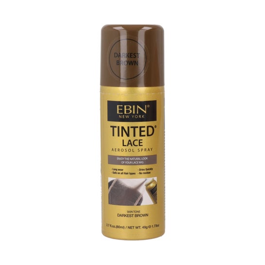 Ebin New York Tinted Lace Spray Darkest Brown 80ml