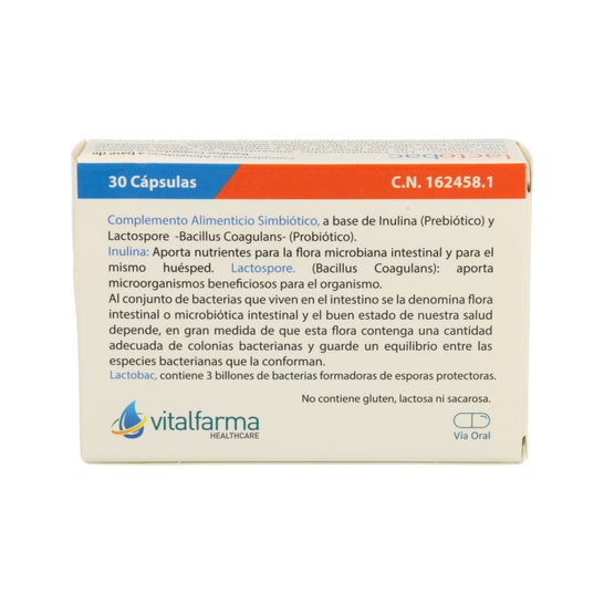 Vitalfarma Lactobac 30 cápsulas