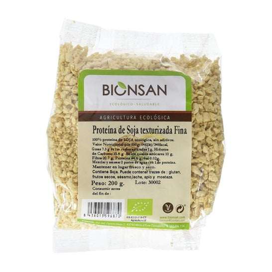 Proteína de soja Bionsan Fine Textured Soy 200g