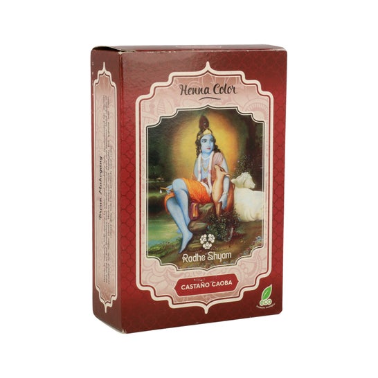 Radhe Shyam Henna Castanha Mogno em pó
