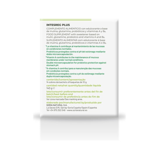Soria Complemento Intesreg Plus 14 Sobres