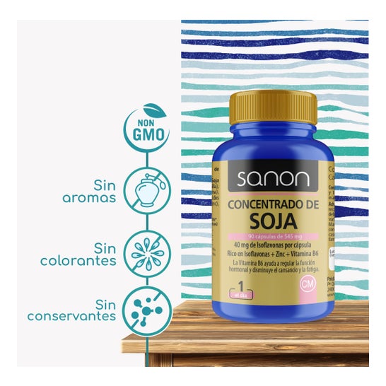 Sanon concentrou soja rica em isoflavonas 100cáps