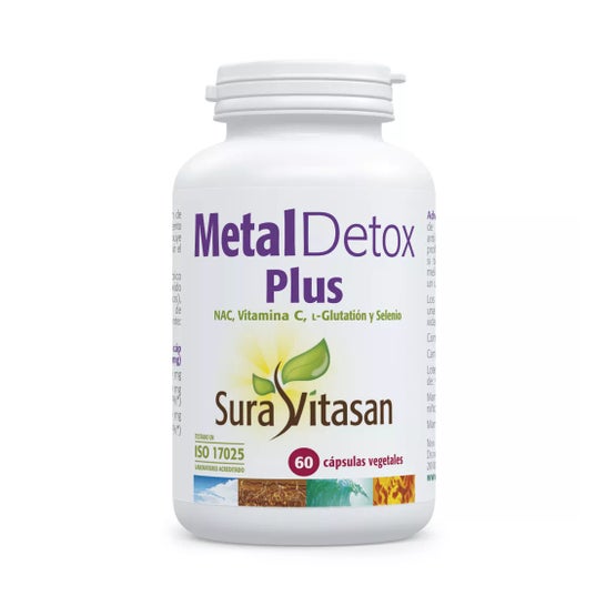 Sura Vitasan Metal Detox Plus 60 cápsulas