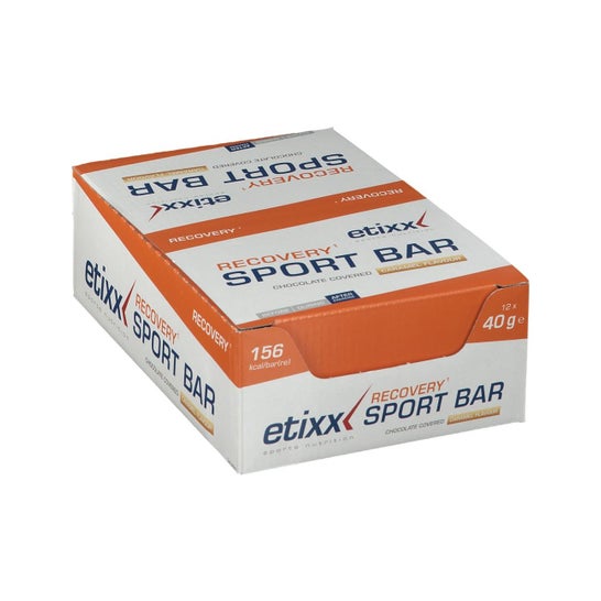 Etixx Recuperação Shake Sport Bar Caramel 12uds