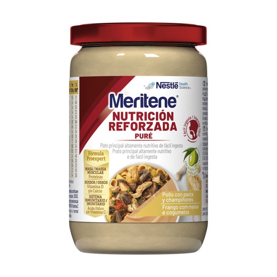 Meritene Nutrição Reforçada Puré Frango com Massa e Cogumelos 300g