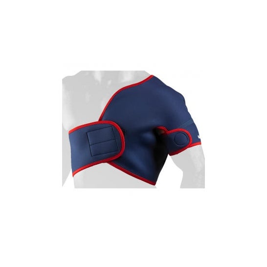 Vulkan suporte de ombro esquerdo clássico azul 3mm tamanho XL