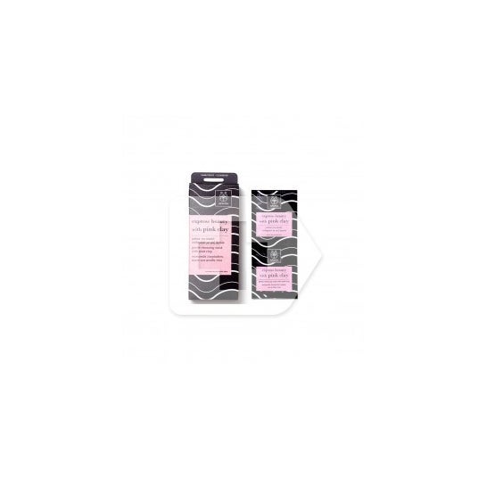 Apivita Express Beauty máscara de limpeza de argila rosa 2udsx8ml