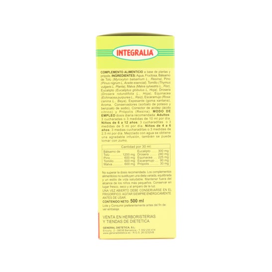 Integralia Constifin Syrup Sugar Free 500ml