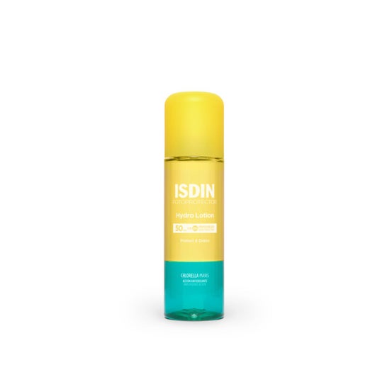 Fotoprotector ISDIN® Loção Hidroeléctrica Dupla Acção FPS 50+ 200ml