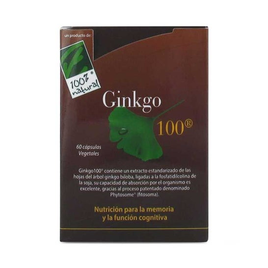 100% Ginkgo Natural 60cáps