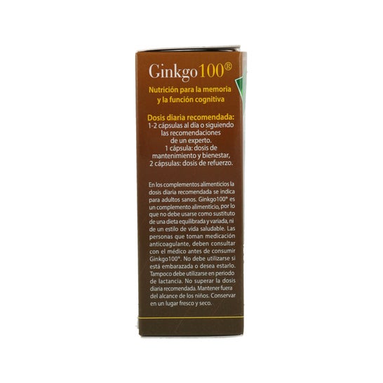 100% Ginkgo Natural 60cáps