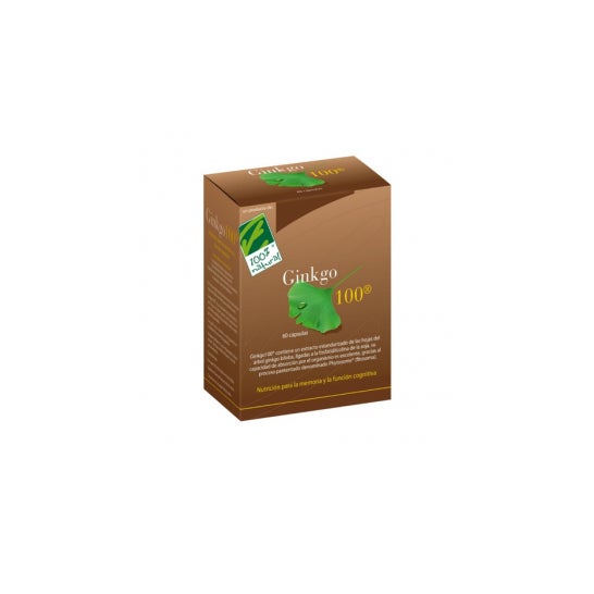 100% Ginkgo Natural 60cáps