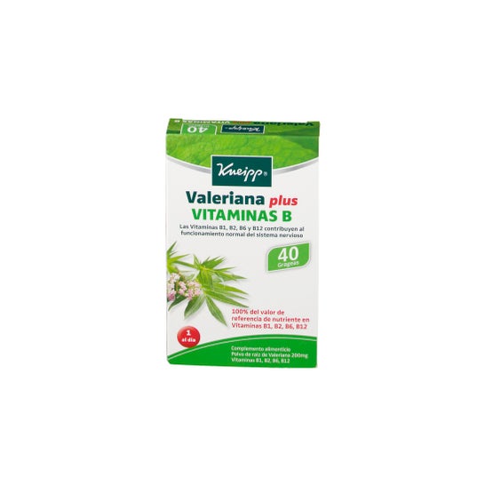 Kneipp Valeriana Plus Vitaminas B 40 Dragees