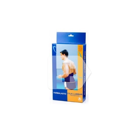 Tamanho neoprene Farmalastic Lumbar Cinturão 1