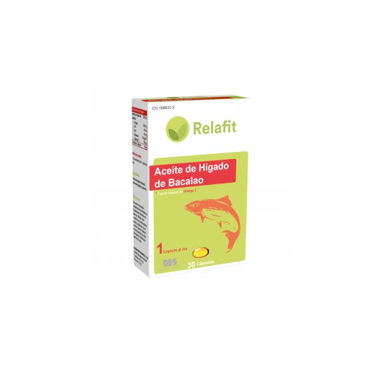 Relafit MS óleo de fígado de bacalhau 30caps