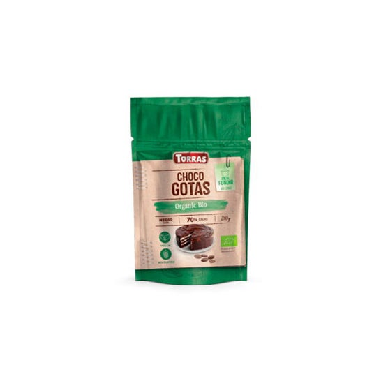Torras Drops Chocolate 70% Cocoa Doypack 200g