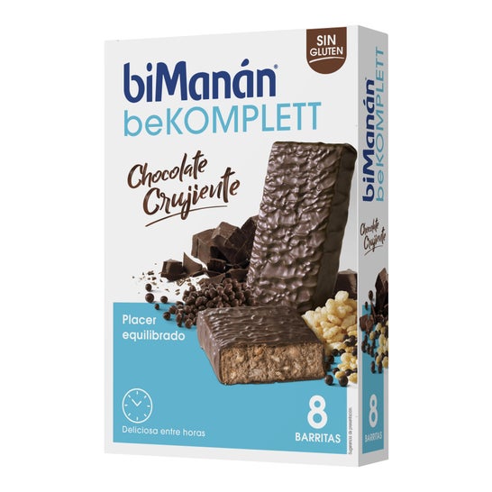 biManán® Barras de Chocolate 8 barras