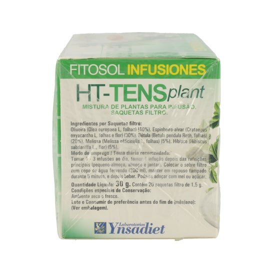 Ynsadiet infusão ht-dezenas 20 filtros
