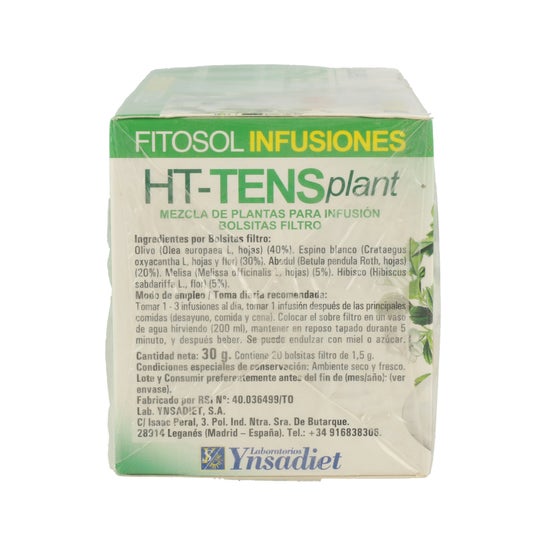 Ynsadiet infusão ht-dezenas 20 filtros