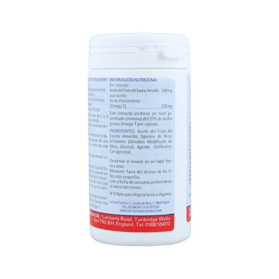 Lamberts Aceite Fruto Espino Amarillo 1000mg 30 Caps Lamberts,