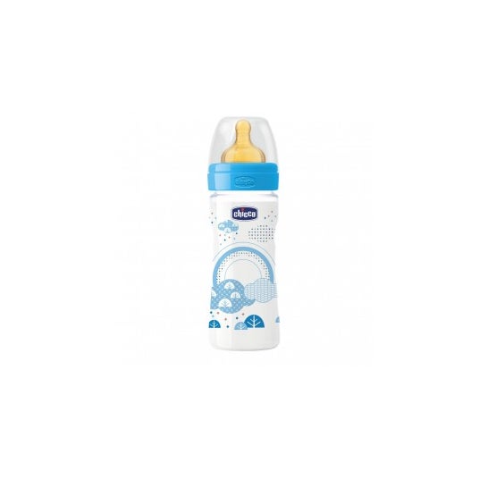 Chicco ™ garrafa de plástico boca larga fluxo ajustável 250ml
