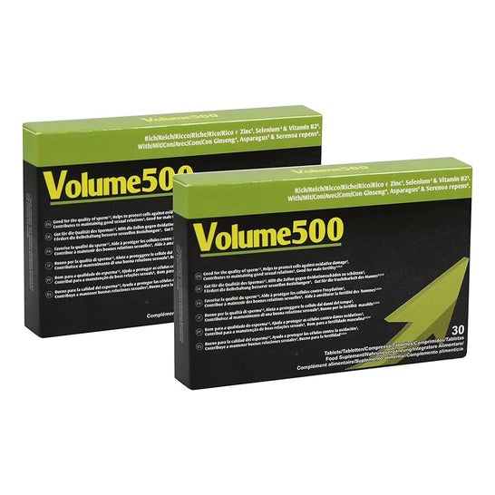 Volume500 comprimidos para aumentar as caixas de espermatozóides (30 + 30)