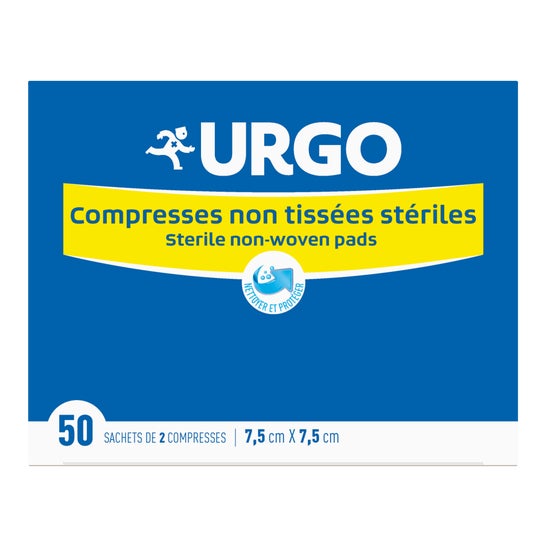 Urgo Compresa Estéril No Tejida 7.5x7.5cm 2x25 Sobres