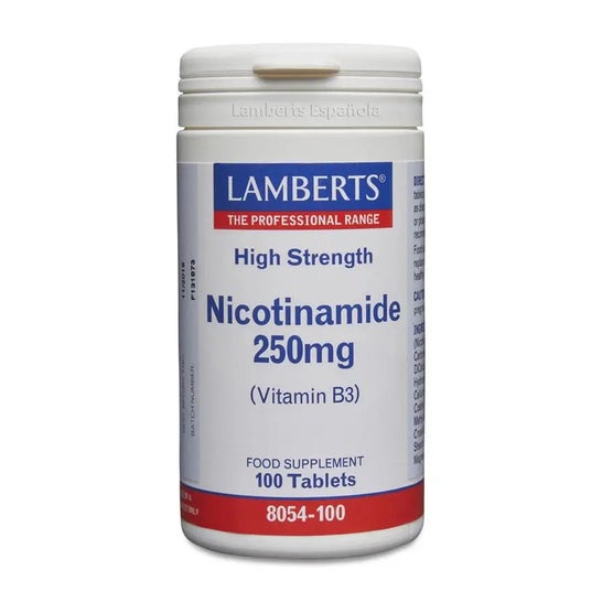 Lamberts Nicotinamida 250mg de Vitamina B3 Lamberts Nicotinamida 250mg de Vitamina B3