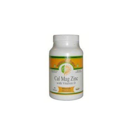 Força Natural Cálcio Magnésio Zinco Vitamina D 90caps