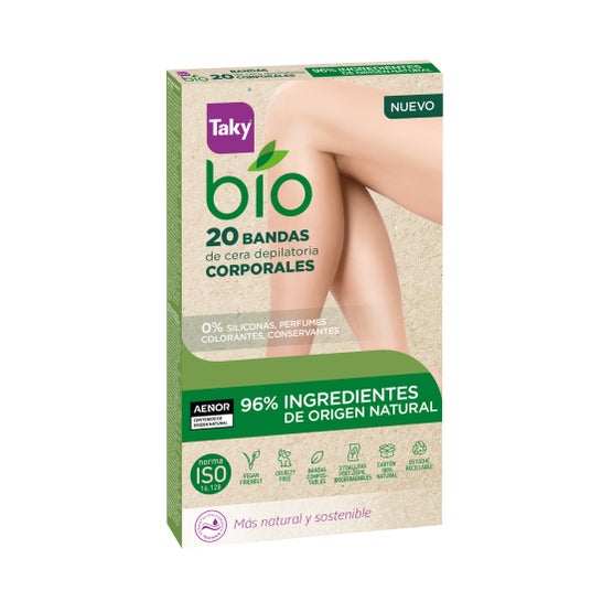 Taky Wax Depilatory Wax Strip Bio 20 pcs