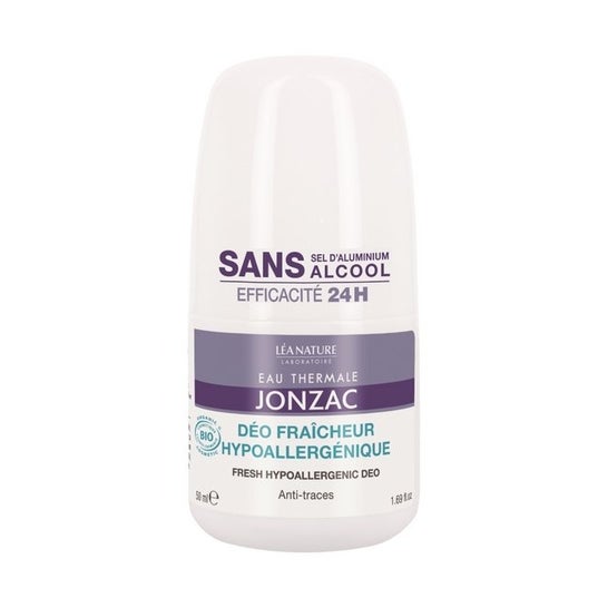 Desodorante hipoalergênico Jonzac 24h 50ml