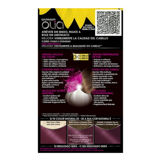 Garnier Olia Kit de Coloração Permanente Violeta Eléctrica N°426