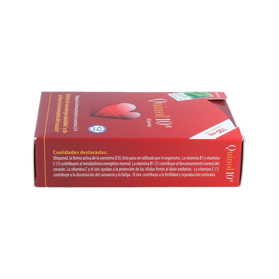 Quinol 100% Natural 10 30 cápsulas