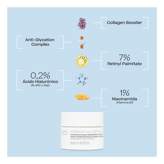 Sensilis Eternalist Age Retinol Crema Transformadora 50ml