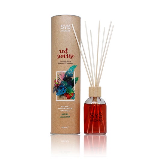 SYS Ambientador Mikado Red Sunrise Red Fruits 100ml