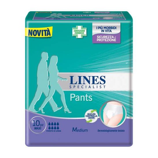 Lines Specialist Alas Pants Maxi 10uds